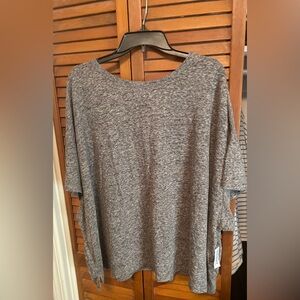 Old Navy Heather Gray Women's Short Sleeve Top